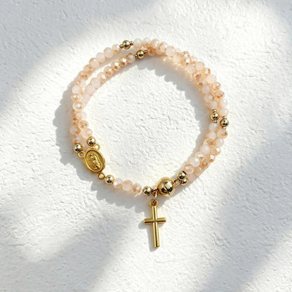 ✝️Handcrafted rosary bracelets📿