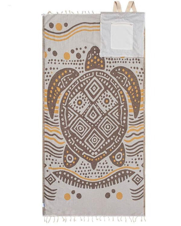 ⏰🏖️2-in-1 Convertible Towel & Backpack with Inner Zip Pocket & Sand-Repelling Fabric