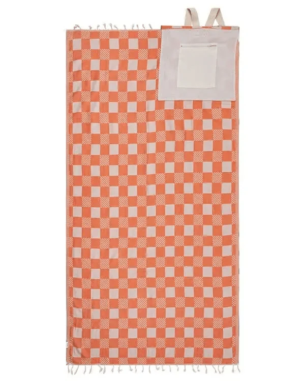 ⏰🏖️2-in-1 Convertible Towel & Backpack with Inner Zip Pocket & Sand-Repelling Fabric