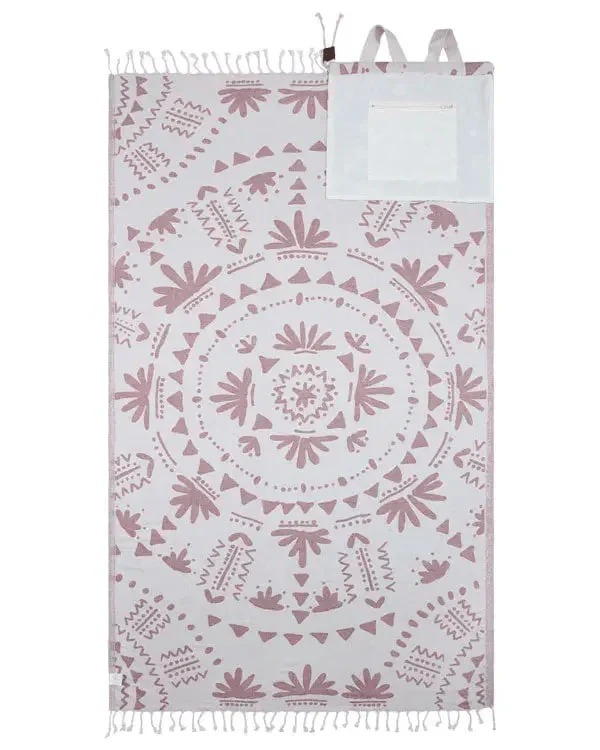 ⏰🏖️2-in-1 Convertible Towel & Backpack with Inner Zip Pocket & Sand-Repelling Fabric