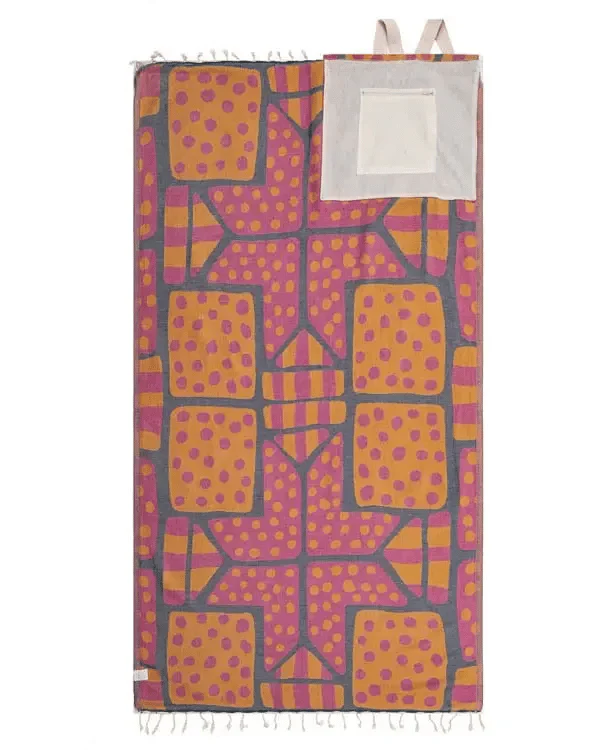 ⏰🏖️2-in-1 Convertible Towel & Backpack with Inner Zip Pocket & Sand-Repelling Fabric