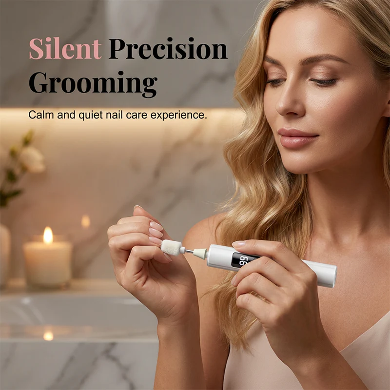 💅 Professional Electric Nail Polisher – 99-Speed Nail File & Buffer with Multiple Heads