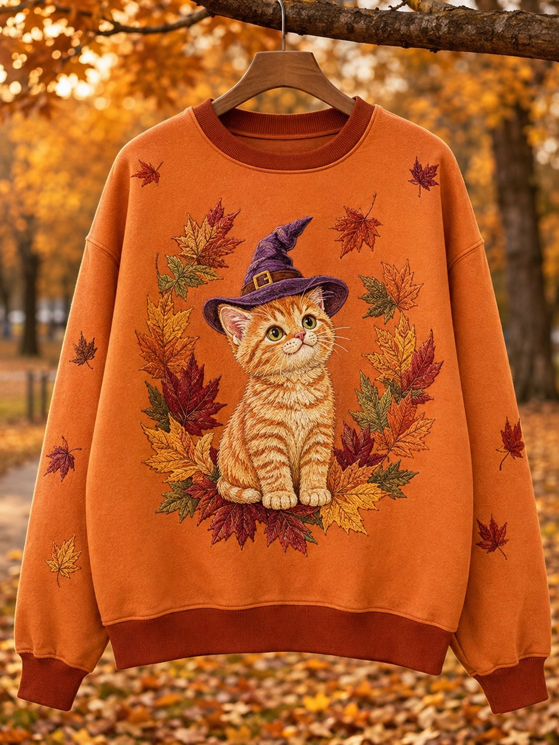 Women's Fall Animal Print Sweatshirt