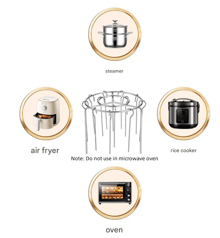🥩Air Fryer Barbecue Grill Vertical Kebab Skewer Rack🍤