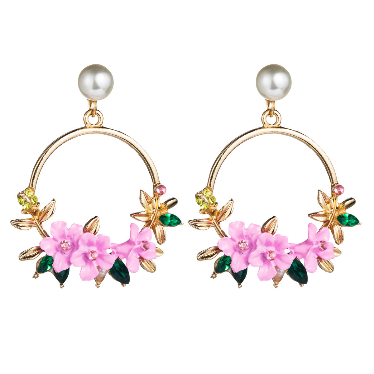 Sweet Soft Ceramic Pearl Earrings