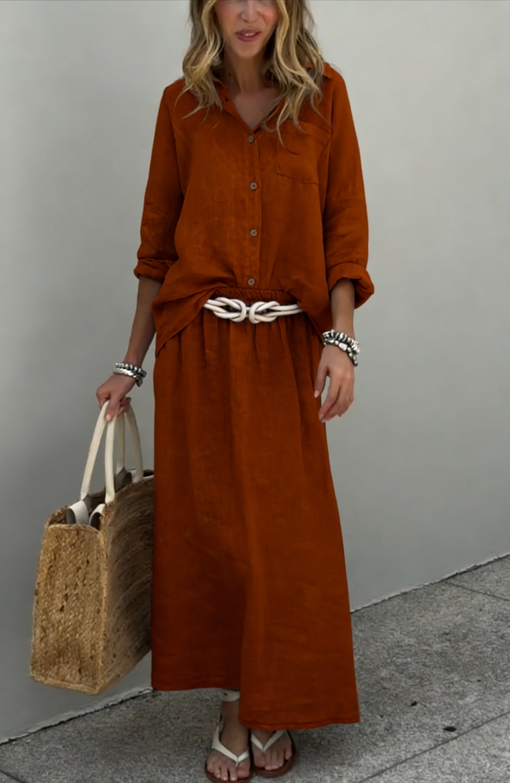 🌼 Effortless Linen Co-ord Set