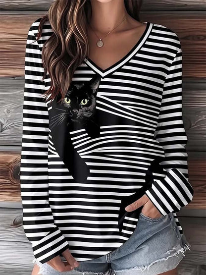 Women'S Casual Printed Top