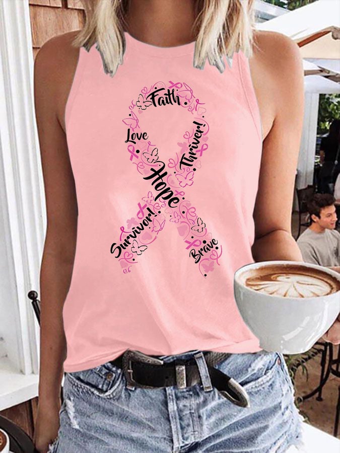 Women's Breast Cancer Survivor Tank  Vest