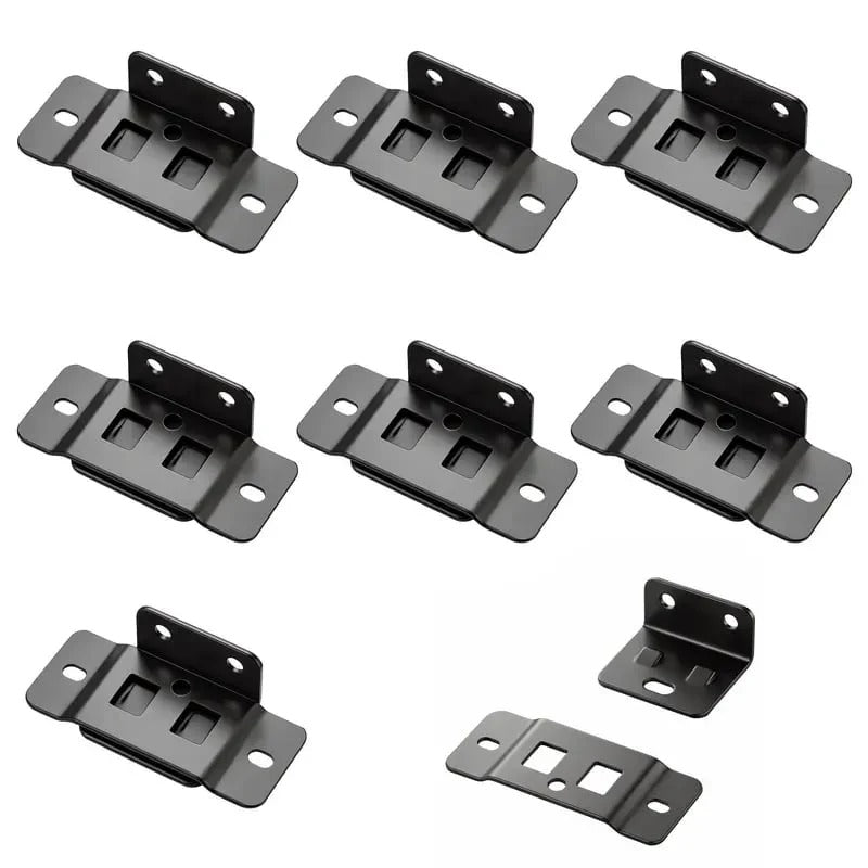 Heavy-Duty Stainless Steel Corner Brackets – Quick Fitting L Shape Furniture Joint Braces with Screws