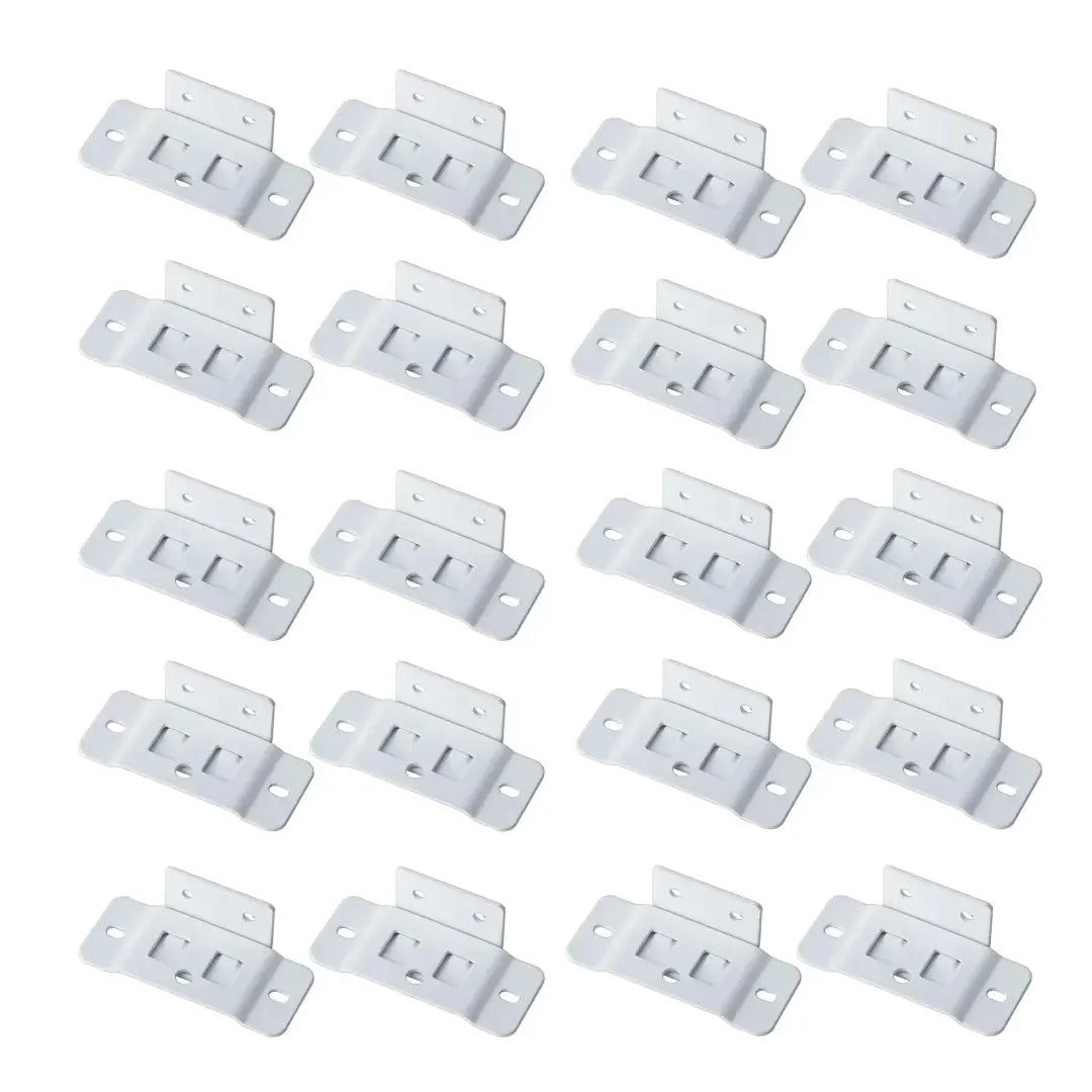 Heavy-Duty Stainless Steel Corner Brackets – Quick Fitting L Shape Furniture Joint Braces with Screws