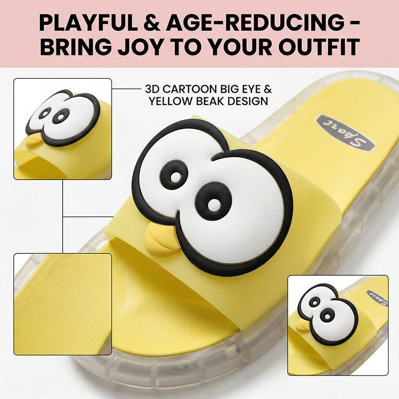 ✨ LED Light Up Cute Cartoon Slippers – Glow With Every Step