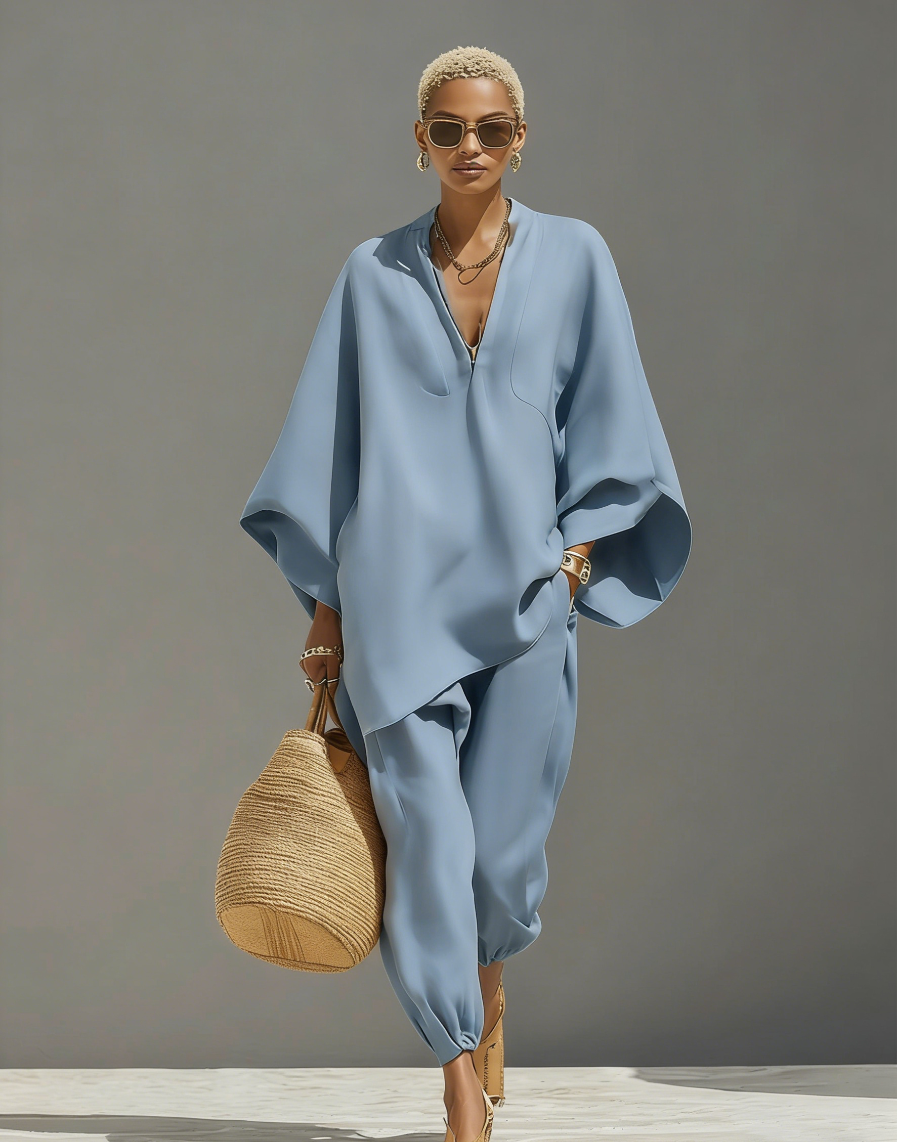 2026 Women's Neutral Linen Set