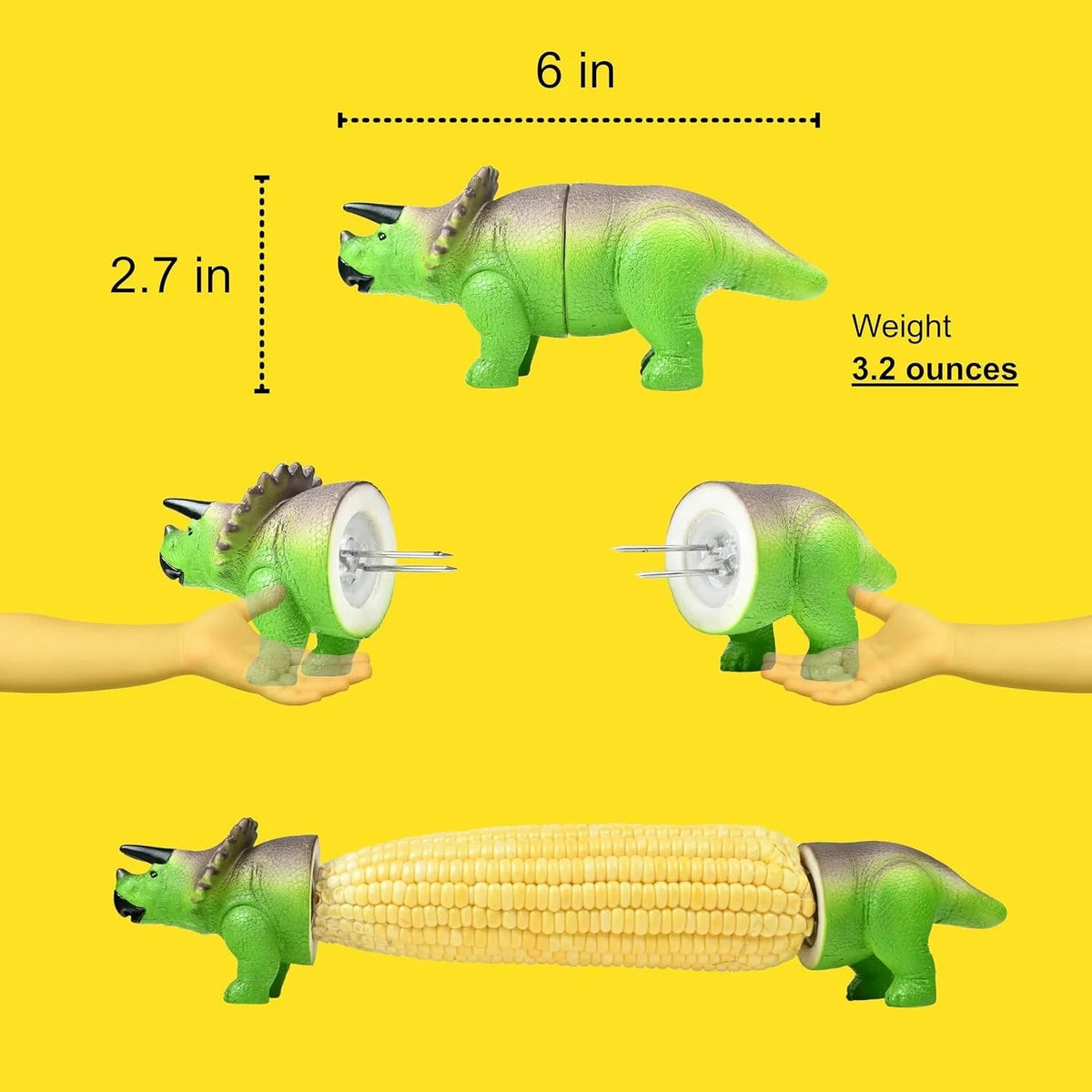 🦖 Dinosaur Corn Holders 🌽 Make Corn Time More Fun for Kids & Families