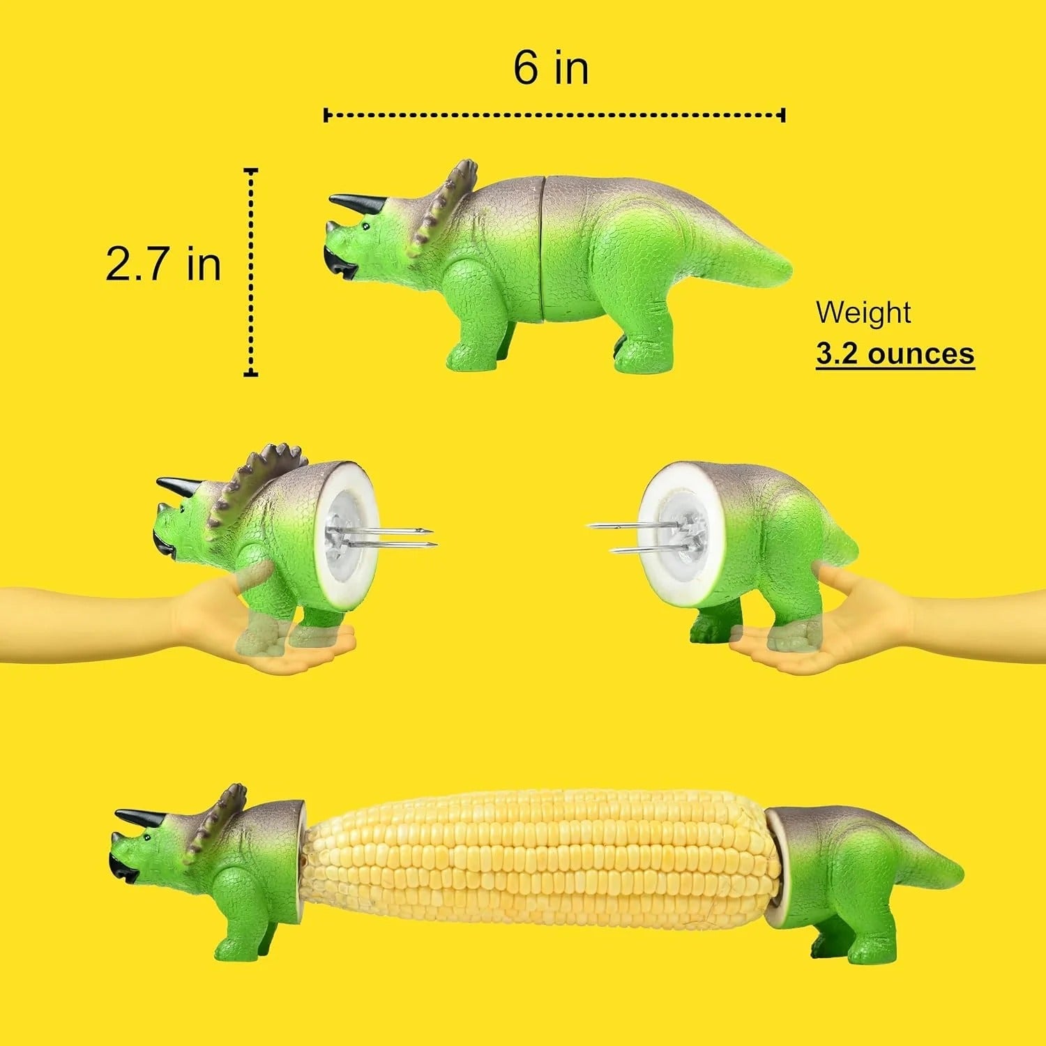 🦖 Dinosaur Corn Holders 🌽 Make Corn Time More Fun for Kids & Families