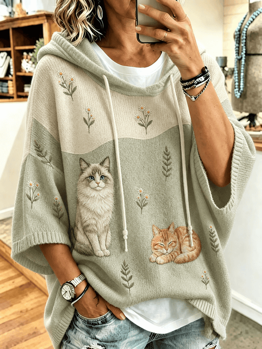 Women's Casual Animal Print Hoodie