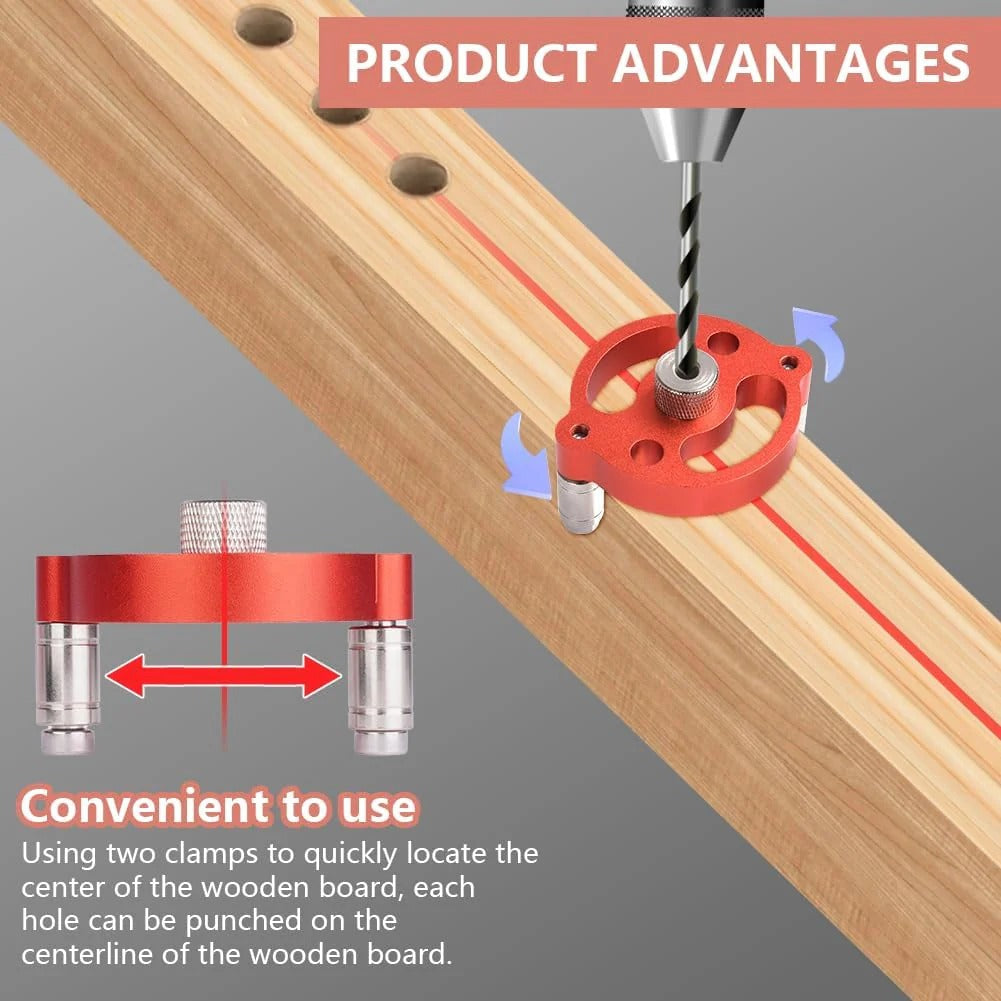 Self-Centering Doweling Jig – Precision Drill Guide for Flawless Woodworking Joints