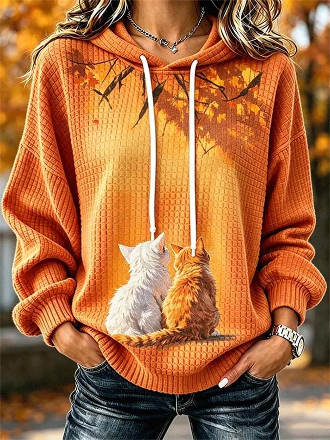 Women'S Casual Printed Sweatshirt