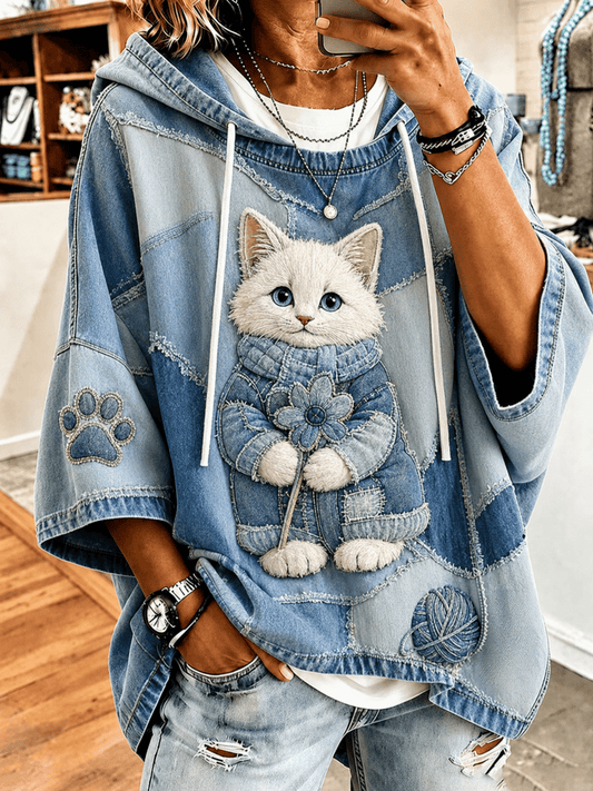 Women's Casual Animal Print Hoodie