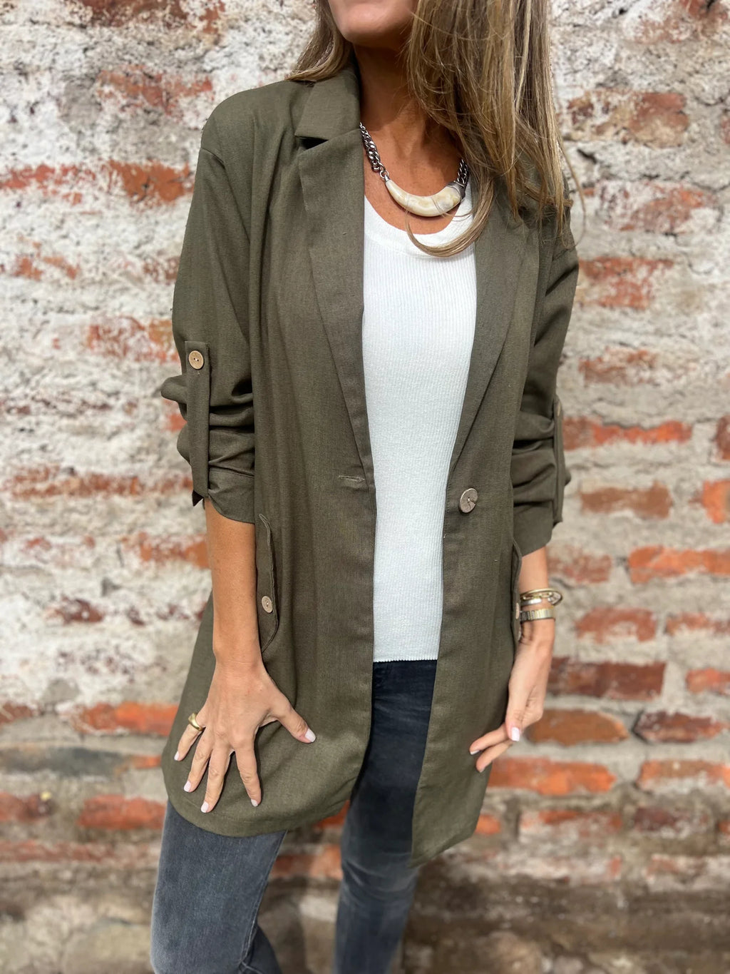 CLEARANCE SALE🔥Essential Linen Blazer