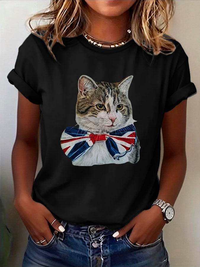 Women's Casual Print Short-Sleeve T-Shirt