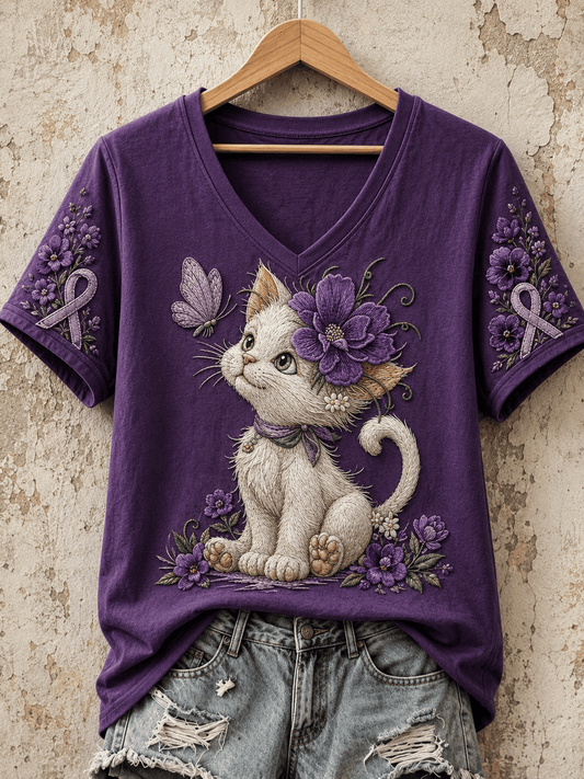 Women's Alzheimer's Awareness Short-Sleeve T-Shirt