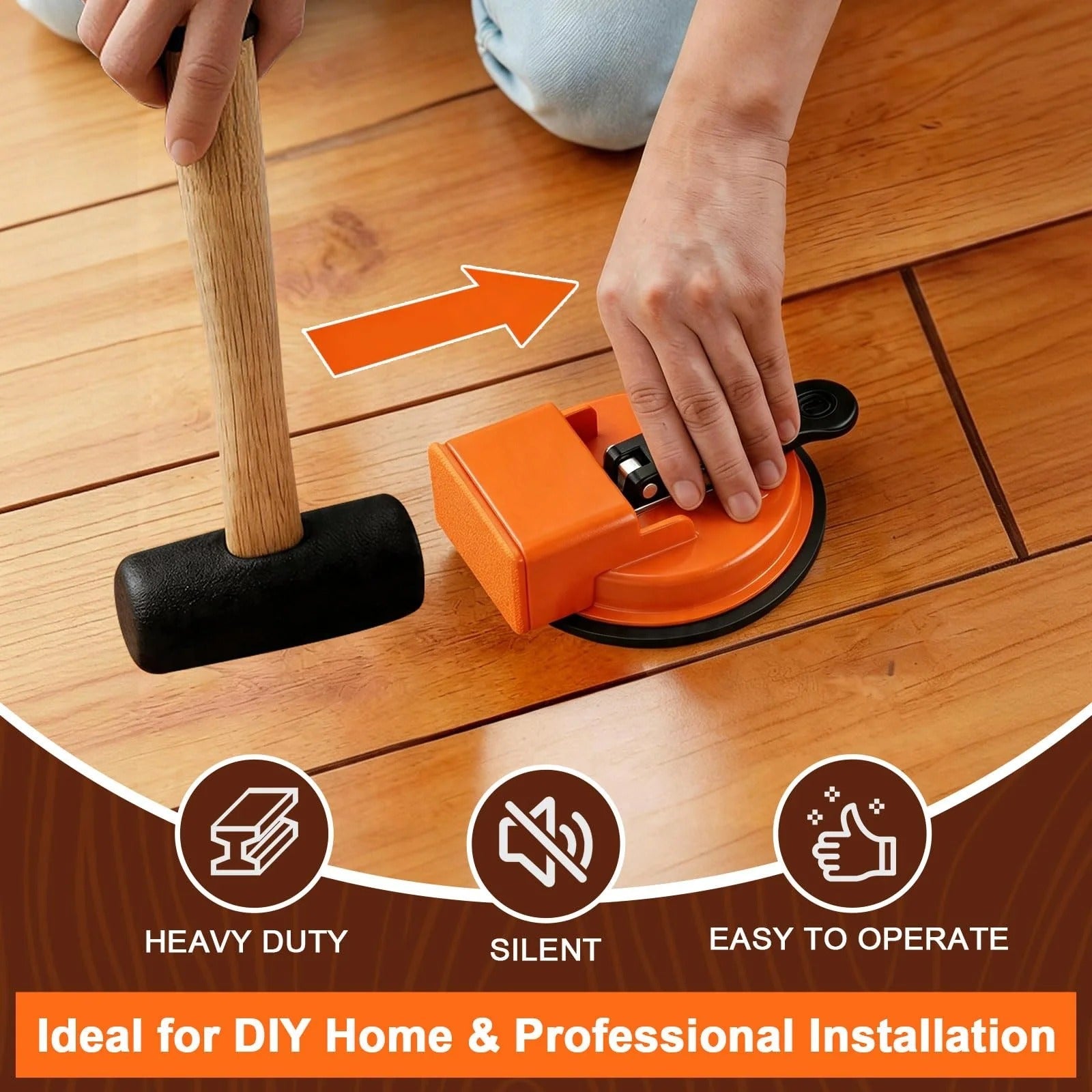 Heavy-Duty Floor Gap Fixer Tool – Repair Loose Floor Planks in Seconds