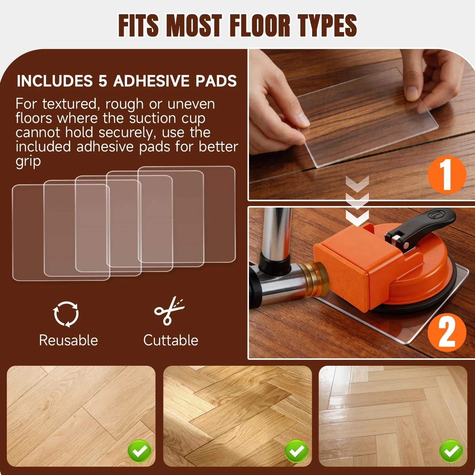 Heavy-Duty Floor Gap Fixer Tool – Repair Loose Floor Planks in Seconds