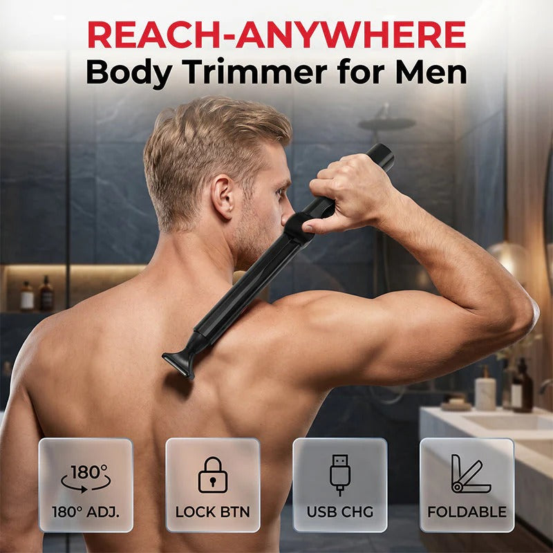 Reach Anywhere Body Trimmer for Men – Professional Full Body Grooming Tool