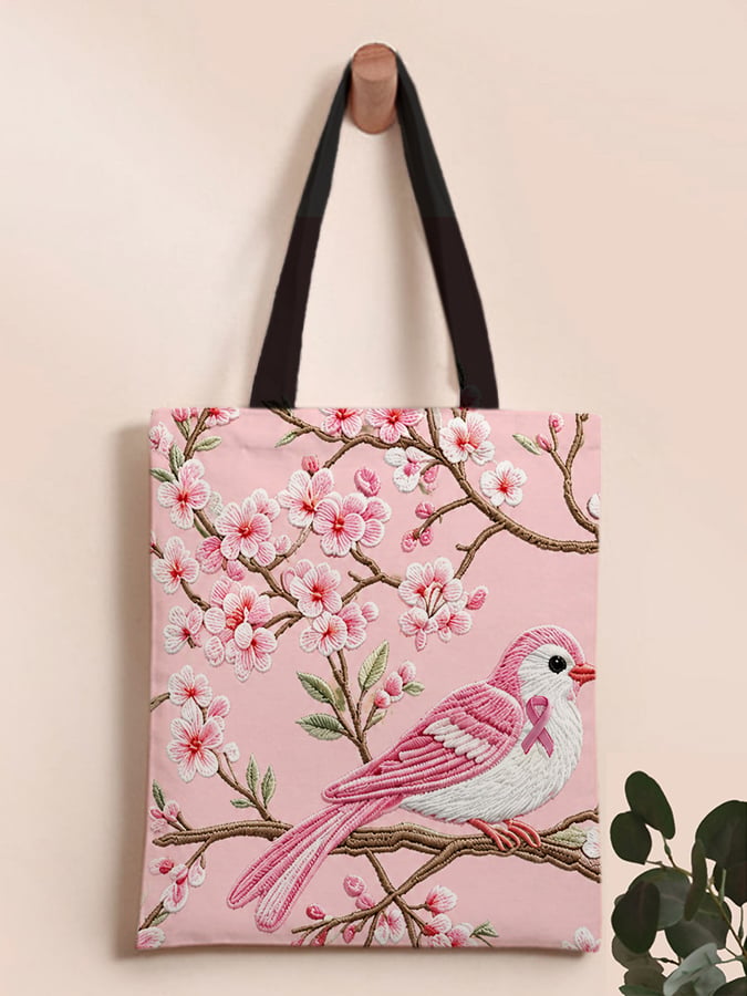Breast Cancer Awareness Print Bag