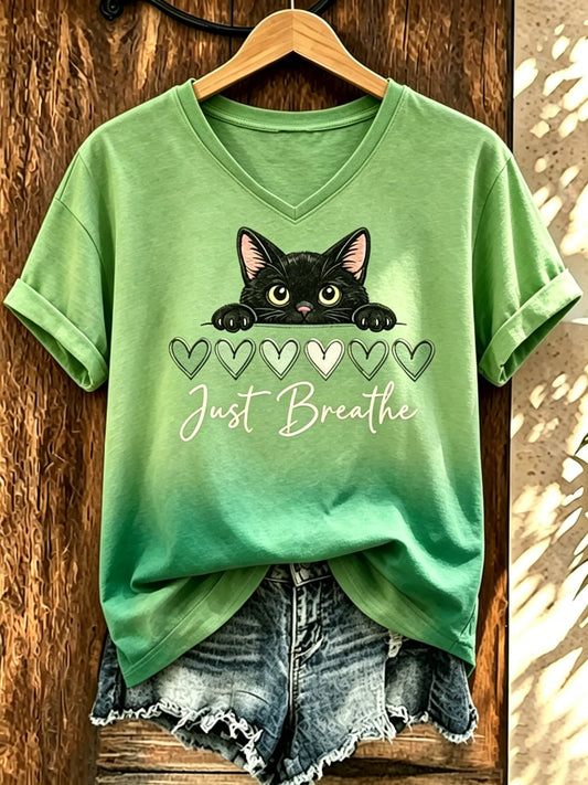 Women's “It's Fine, I'm Fine, Everything Is Fine” Casual T-Shirt