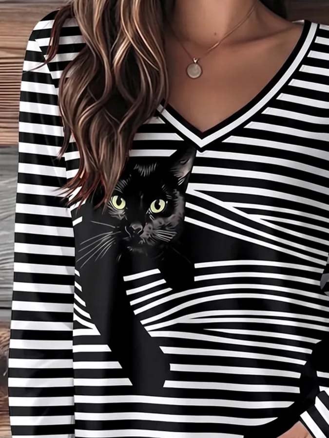 Women'S Casual Printed Top