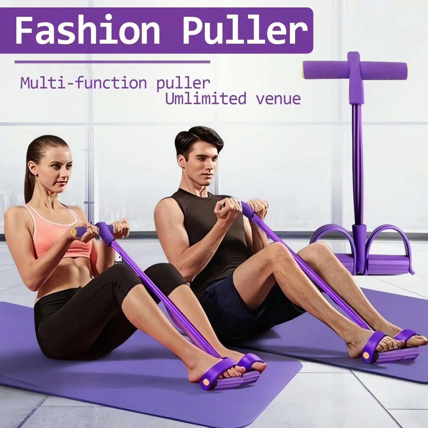💪 8-Tube Full-Body Resistance Trainer