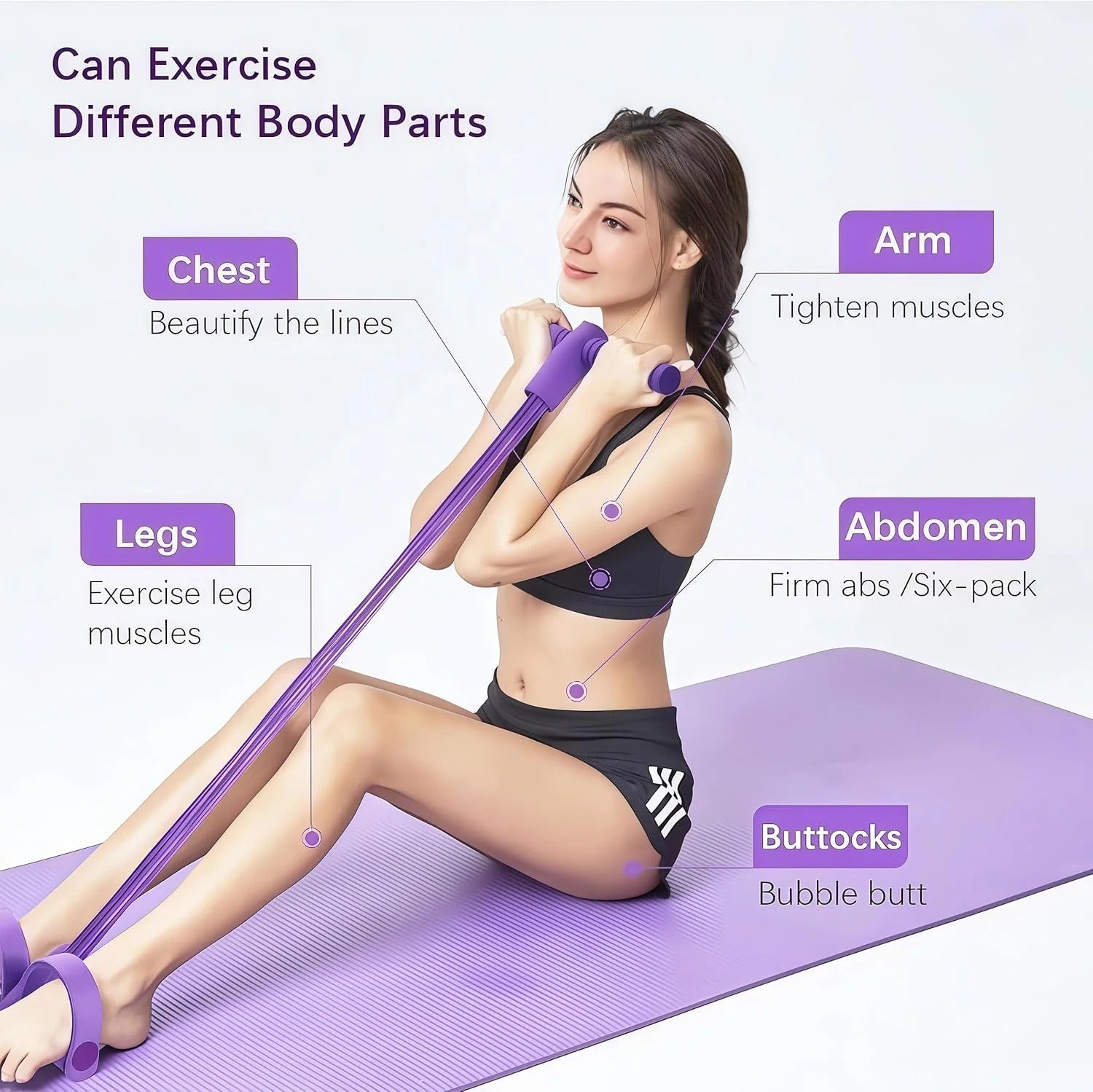 💪 8-Tube Full-Body Resistance Trainer