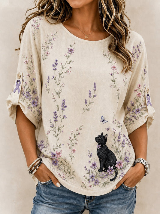 Women's Alzheimer's Awareness Graphic Print Shirt