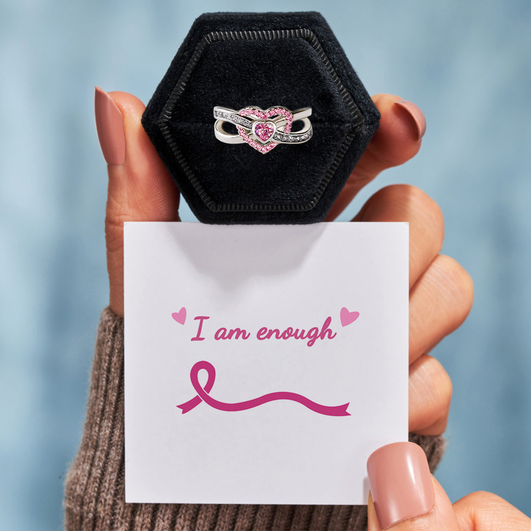 Awareness of breast cancer Infinite Love Ring