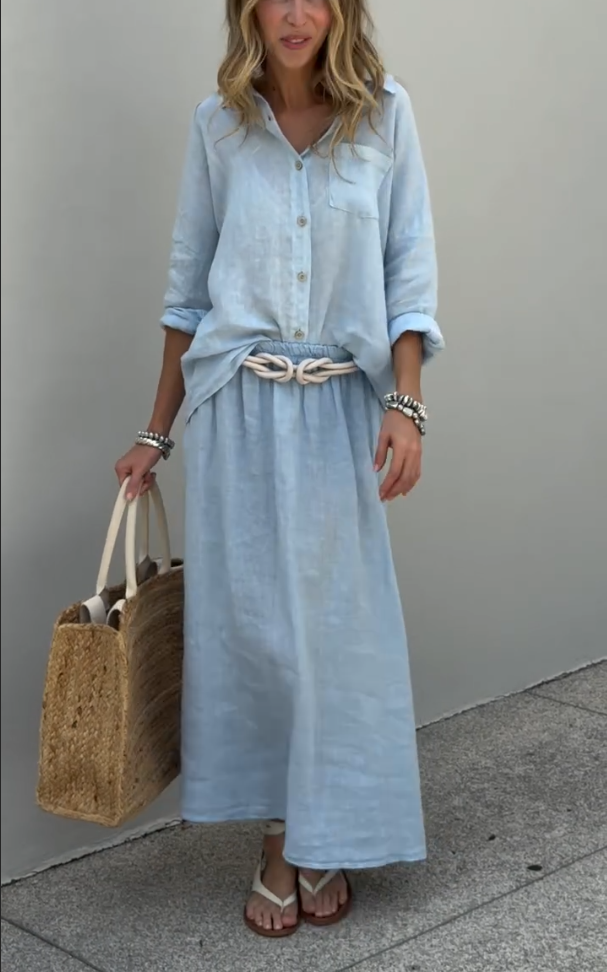 🌼 Effortless Linen Co-ord Set