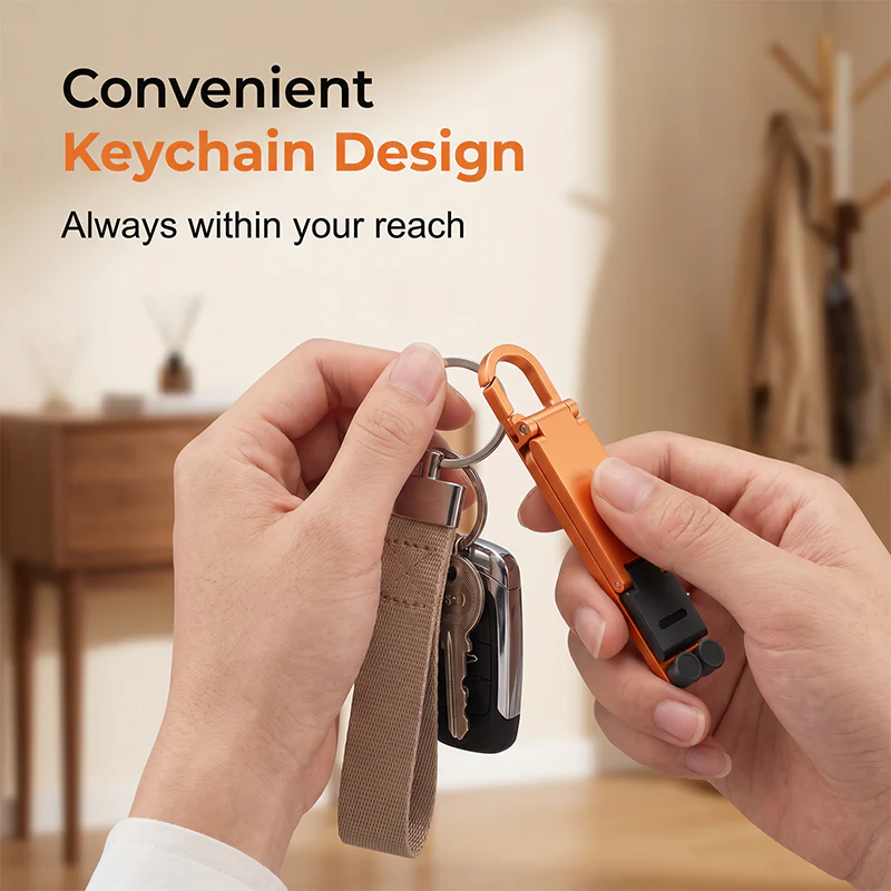 🔥 Mini Aluminum Phone Stand Keychain