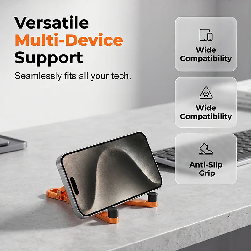 🔥 Mini Aluminum Phone Stand Keychain