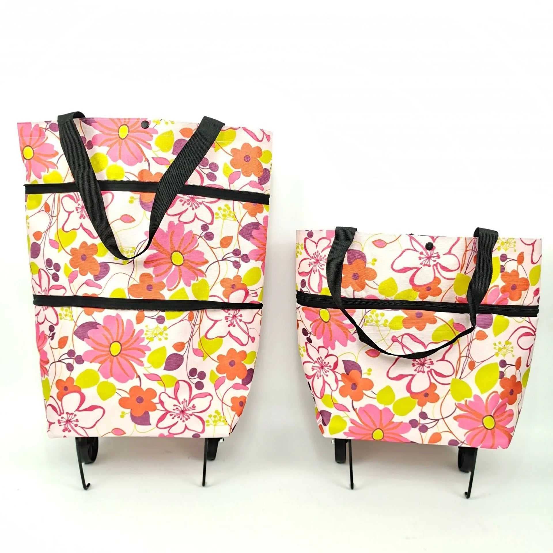 🛒 2-in-1 Foldable Shopping Trolley Bag