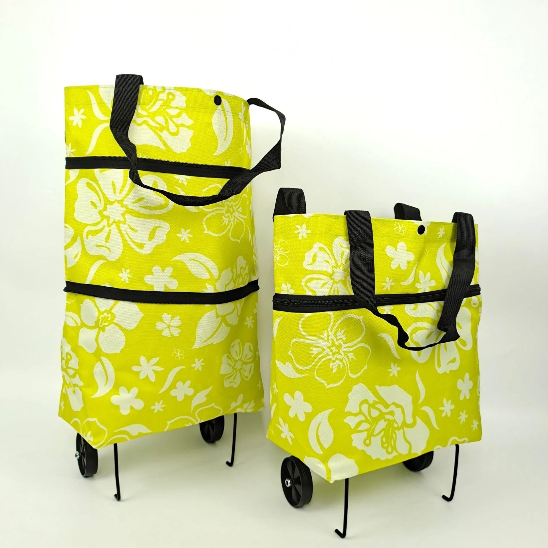 🛒 2-in-1 Foldable Shopping Trolley Bag