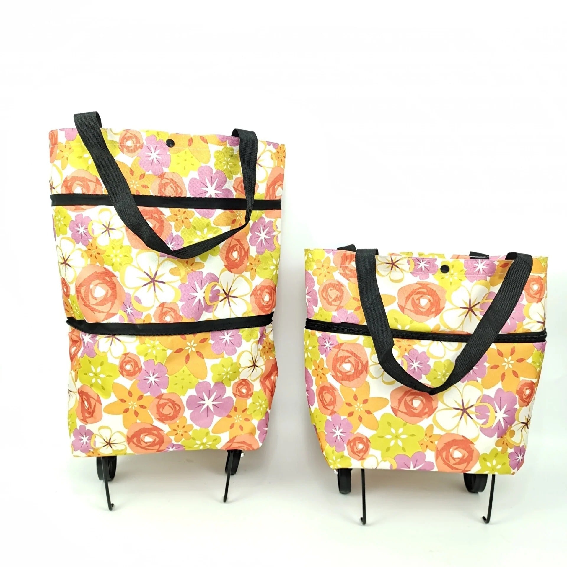 🛒 2-in-1 Foldable Shopping Trolley Bag