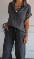 2026 New Women's Casual Cotton Linen Shirt