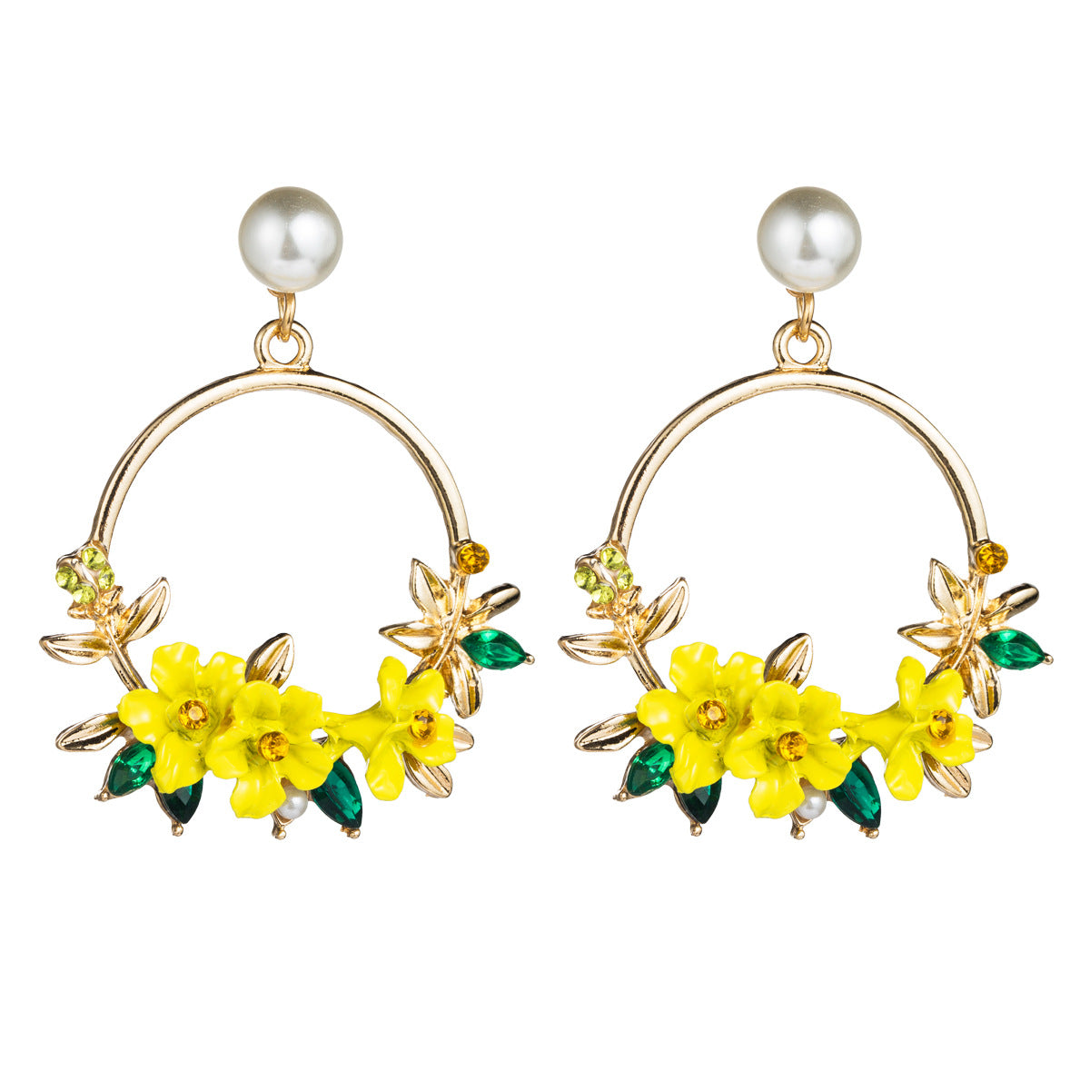 Sweet Soft Ceramic Pearl Earrings