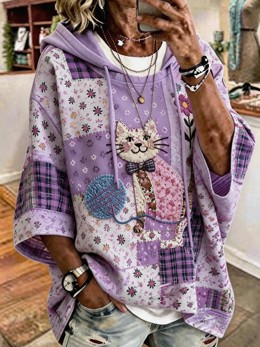 Women's Casual Print Hoodie