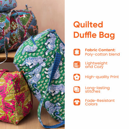 Hippie Van Quilted Duffle Bag GFTOMA4714