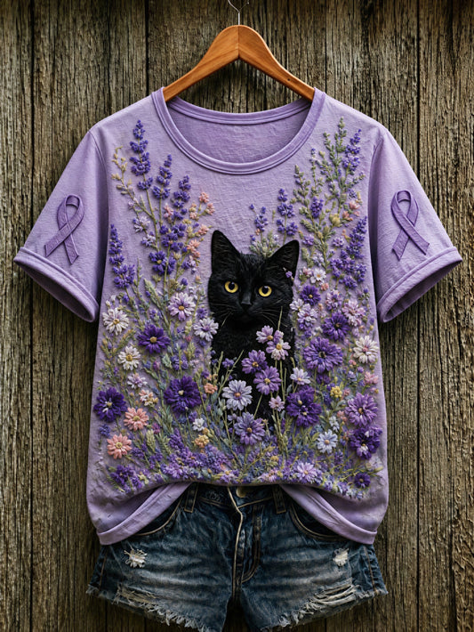 Women's Alzheimer's Awareness Graphic Print T-Shirt