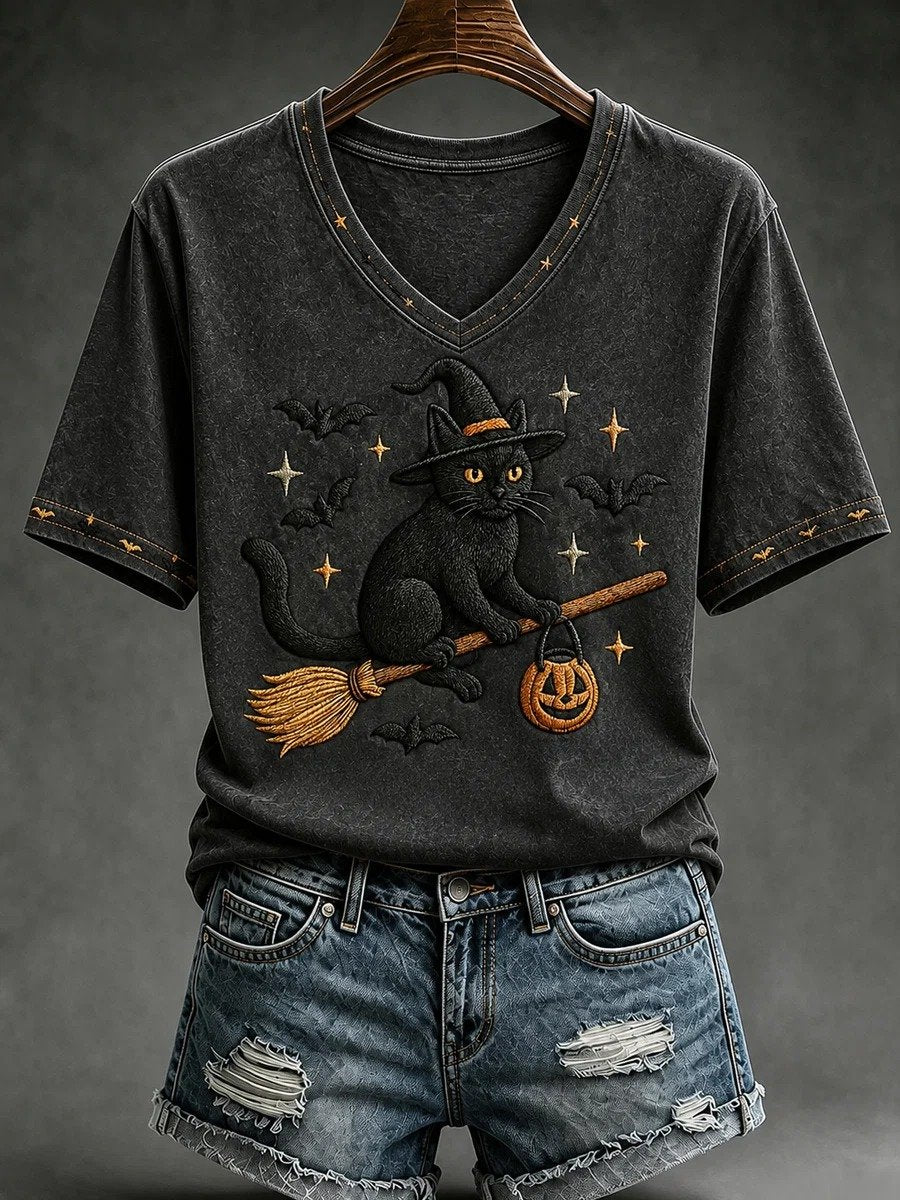 Women's Casual Halloween Printed Top