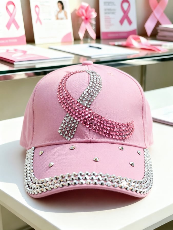 Cancer Pink Awareness Baseball Cap
