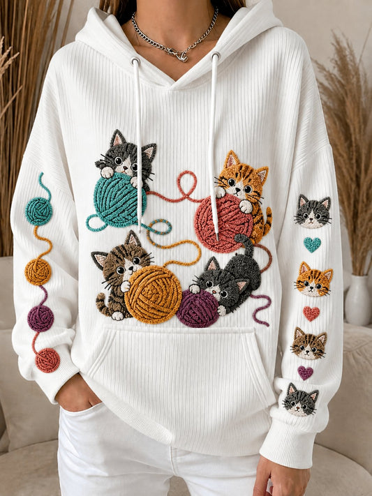 Women's Casual Animal Print Hoodie