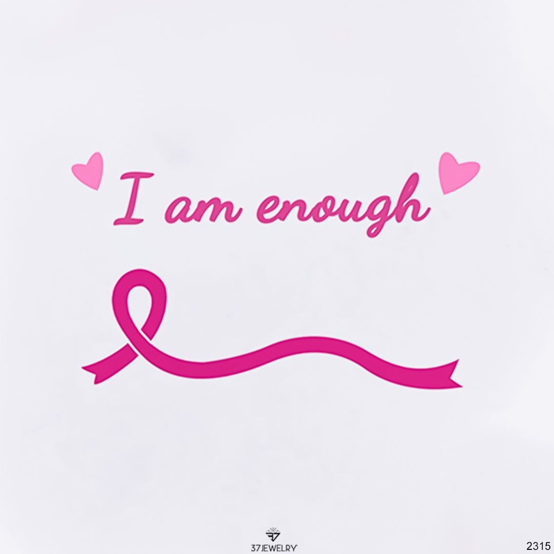 Breast Cancer Awareness Pink Diamond Ring